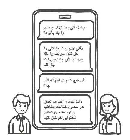 یادگیری ابزارهای جدید هوش مصنوعی برای تولید محتوا 